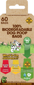 Bags on Board 100% Biodegradable Poop Bags – 60